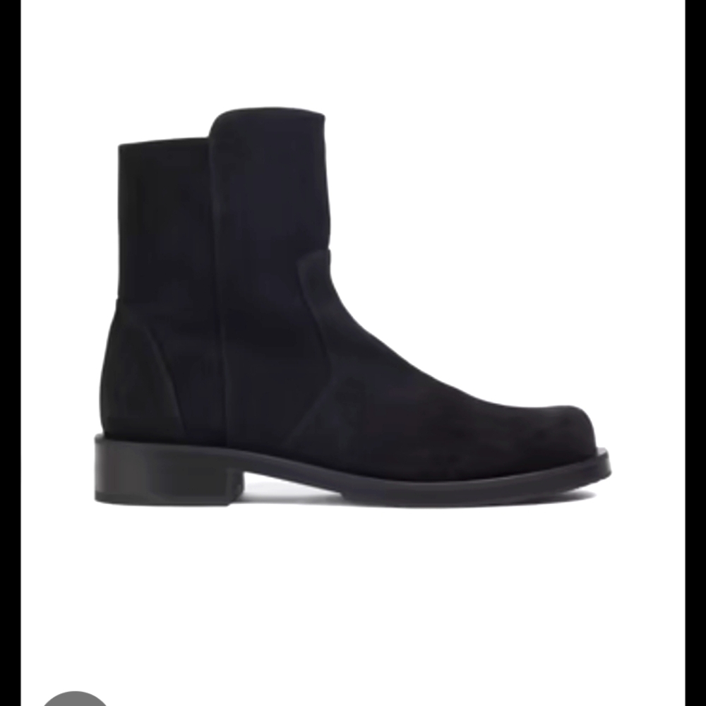 Stuart Weitzman 5050 Bold Zip Up Bootie Black Zip Booties‎